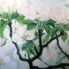 Appelbloesem langs de Linge - 2008 * Acryl op doek - 70x90