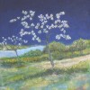 Bloeiende Amandelboom I - 2007 * Acryl op doek - 30x24