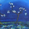 Bloeiende Amandelboom II - 2007 * Acryl op doek - 30x24