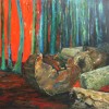 Bos het Loo - 2007 * Acryl op doek - 80x80