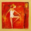 Balletdansers I - 2005 * Acryl op doek - 40x40