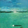 Golfspelers II - 2006 * Acryl op doek paneel - 40x30