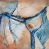 Jeans - 2003 * Acryl op doek -   50x60