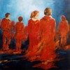 Op weg - 2005 * Acryl op doek - 100x100