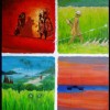 Indonesië - 2006 * Acryl op doek - 70x60