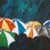 Na regen komt... -   2003 * Acryl op doek - 30x40