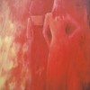 2 Vrouwen in rood - 2004 * Acryl op doek - 80x80
