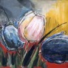 Tulpen - 1998 * Acryl op doek - 100x80