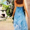 Vrouw door poort - 2005 * Acryl op doek - 100x70