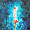 Vrouw - 2005 * Acryl op doek - 50x120
