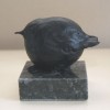 Dikke Jonge Mus - 2008<br />Zwarte was - uiteindelijke uitvoering in brons