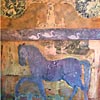 Het Koperen Paard - 2008<br />  Acryl op handgeschept papier - 80x60