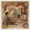 Rode Vlek - 2008 * Gemengde Techniek op doek- 85x85