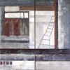 Toonladder (tweeluik) - 2008 * Gemengde Techniek op doek - 120x80