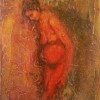 Zwanger I - 2005 * Gemengde Techniek op paneel - 30x40