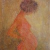 Zwanger II - 2005 * Gemengde Techniek op paneel -   30x40