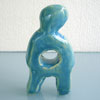 Blauw mens - 2010 * Keramiek - 10 cm