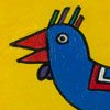 Vogel XI - 2002 * Acryl op paneel 21x16